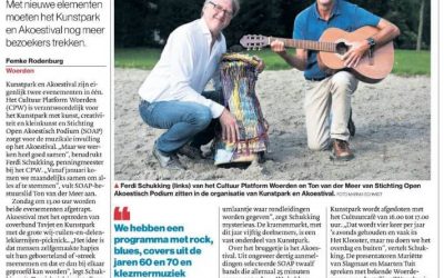 Middag cultuur snuiven in het Westdampark